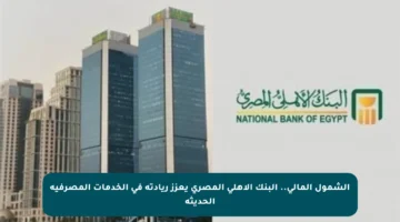 الشمول المالي.. البنك الأهلي المصري يعزز ريادته في الخدمات المصرفية الحديثة